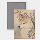 magnet fox japan (Voorkant / Achterkant)