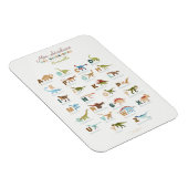 Magnet Frigo Abacedaire Dinosaures (Fransman) Magneet (Rechterzijde)