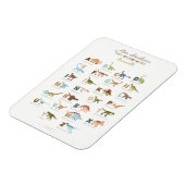 Magnet Frigo Abacedaire Dinosaures (Fransman) Magneet (Linkerzijde)