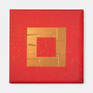 Magnet Frigo, modern rood, uniek design