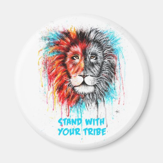 Magnet - Ga met je stam mee (Voorkant)