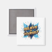 Magnet - Geloof in jezelf (Voorkant / Achterkant)