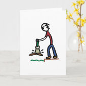 Magnet Gevist Kaart (Gele Bloem)