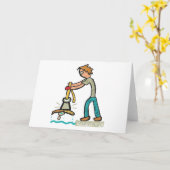 Magnet Gevist Kaart (Gele Bloem)