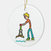 Magnet Gevist Keramisch Ornament (Links)