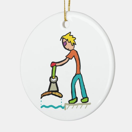 Magnet Gevist Keramisch Ornament (Links)