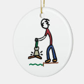 Magnet Gevist Keramisch Ornament (Links)