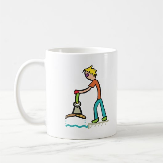 Magnet Gevist Koffiemok (Links)