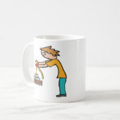 Magnet Gevist Koffiemok (Voorkant links)