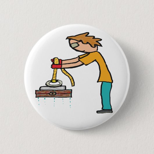 Magnet Gevist Ronde Button 5,7 Cm (Voorkant)