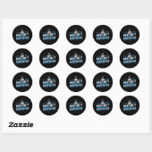 Magnet Gevist Ronde Sticker (Vel)