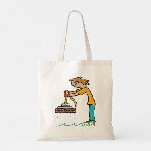 Magnet Gevist Tote Bag (Achterkant)