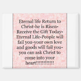 Magnet 'Gift vandaag Eeuwig Leven'