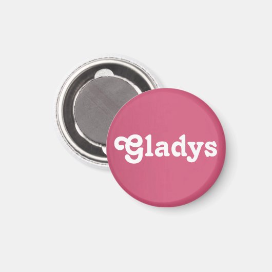 Magnet Gladys (Voorkant / Achterkant)