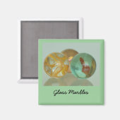 Magnet - Glasmarbles (Voorkant / Achterkant)