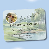 MAGNET Golf Theme Photo Wedding Save the Date Magneet
