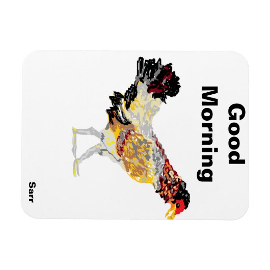 Magnet/Good Morning Chicken Magneet (Horizontaal)