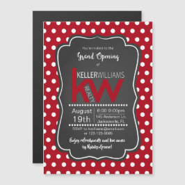 MAGNET Grand Opening Open House Event Uitnodiging Magnetische Uitnodiging