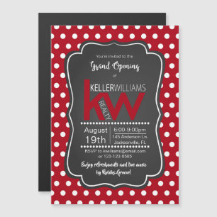 MAGNET Grand Opening Open House Event Uitnodiging Magnetische Uitnodiging