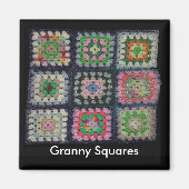 Magnet - Granny Squares (Voorkant)