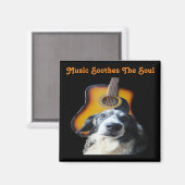 Magnet Guitar Dog (Voorkant / Achterkant)
