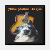 Magnet Guitar Dog (Voorkant)