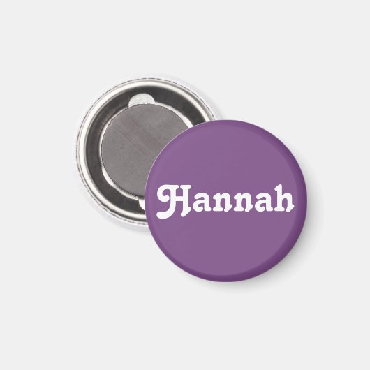 Magnet Hannah (Voorkant / Achterkant)