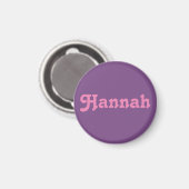 Magnet Hannah (Voorkant / Achterkant)