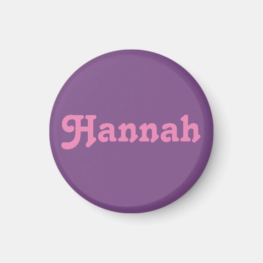 Magnet Hannah (Voorkant)