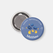 Magnet - Happy Afstuderen Personaliseren - Naam to (Voorkant / Achterkant)