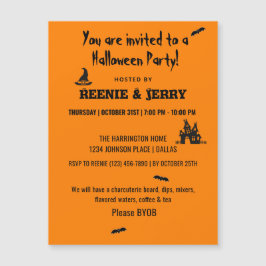 Magnet, Happy Halloween Fun Party Uitnodiging