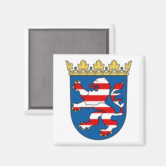 magnet - Hesse , Duitsland (Voorkant / Achterkant)