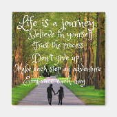 Magnet "Het leven is een reis (Voorkant)