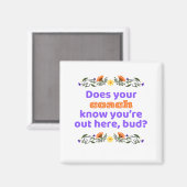 Magnet hockey gift does coach know (Voorkant / Achterkant)