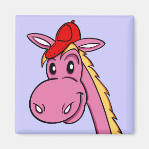 magnet " horse " cartoon