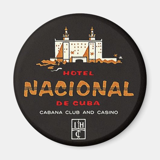 Magnet  Hotel Nacional de Cuba Club Casino (Voorkant)