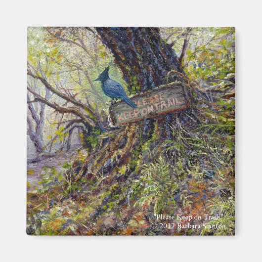 Magnet "Hou alsjeblieft op pad" (Voorkant)