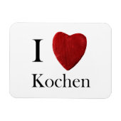 Magnet Ich liebe Kochen Magneet (Horizontaal)