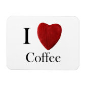 Magnet ik hou van koffie magneet (Horizontaal)