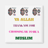 Magnet- Islamic Lantern Magnets Magneet (Voorkant)