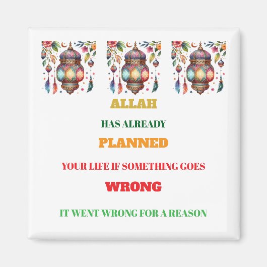 Magnet-Islamic Lantern Magnets Magneet (Voorkant)