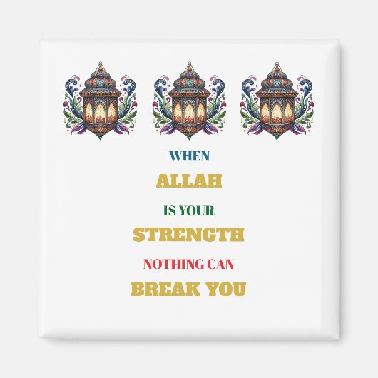 Magnet-Islamic Lantern Magnets Magneet (Voorkant)