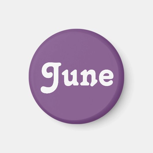 Magnet June (Voorkant)