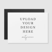 Magnet Kaart 4,25 x 5,6-inch landschap (Voorkant / Achterkant)