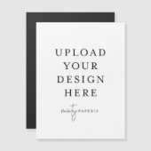 Magnet Kaart 4,25 x 5,6-inch portret (Voorkant / Achterkant)