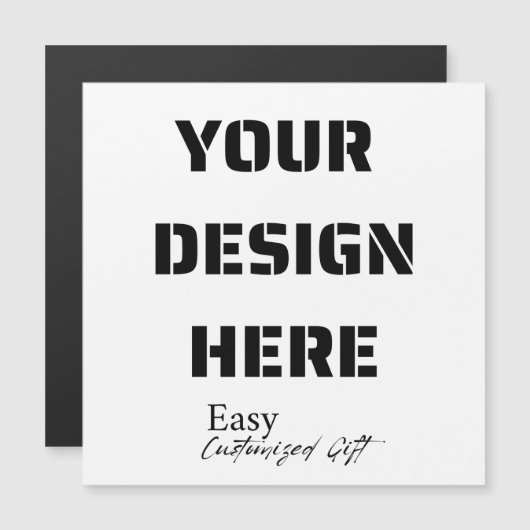 Magnet Kaart 5,25-inch vierkant (Voorkant / Achterkant)