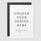 Magnet Kaart 5 x 7 inch portret (Voorkant / Achterkant)