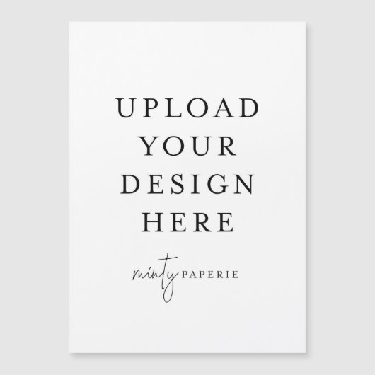 Magnet Kaart 5 x 7 inch portret (Voorkant)