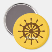 Magnet - Kapitein bij de Helm (Voorkant / Achterkant)