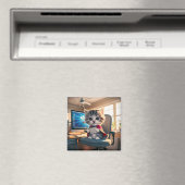 Magnet Katze mit Wecker (Insitu (Vaatwasser))